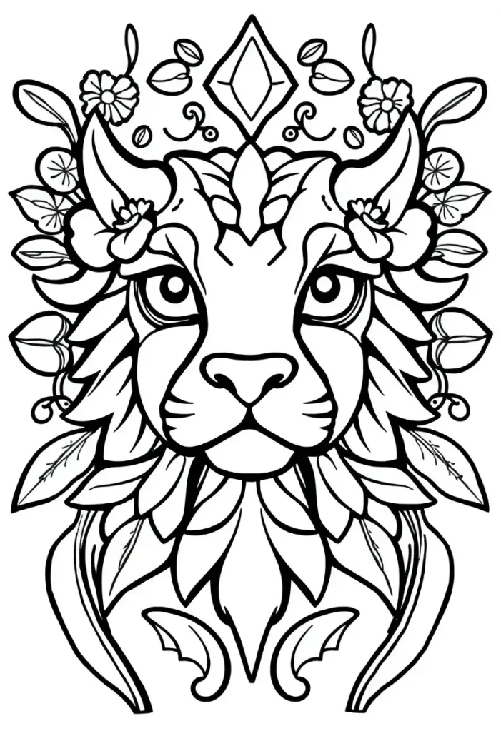 Fill-in-the-Pattern Pages Coloring Pages