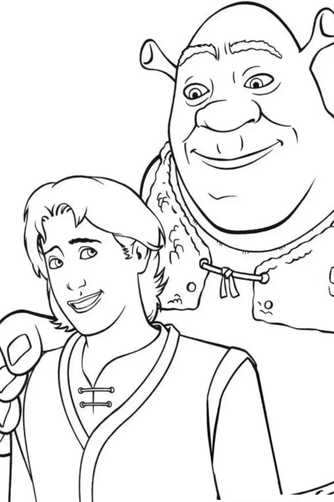 Artie (Arthur) In Shrek Coloring Pages
