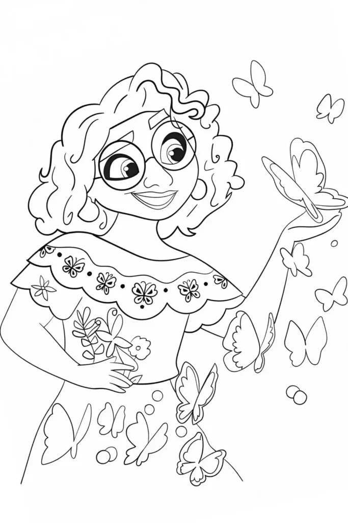 Encanto's Magical Family Coloring Pages