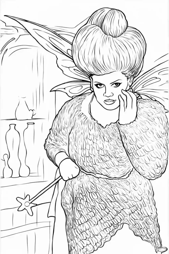 Fairy Tale Characters In Shrek Coloring Pages