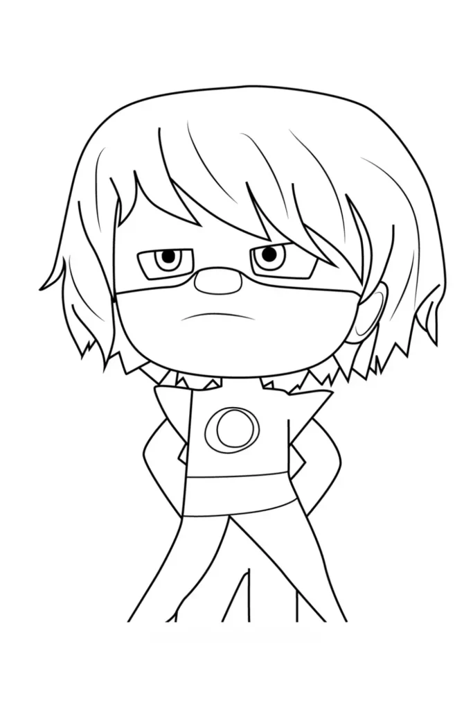Luna Girl and Her Moths Coloring Pages