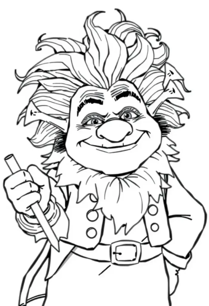 Rumpelstiltskin Shrek Coloring Pages