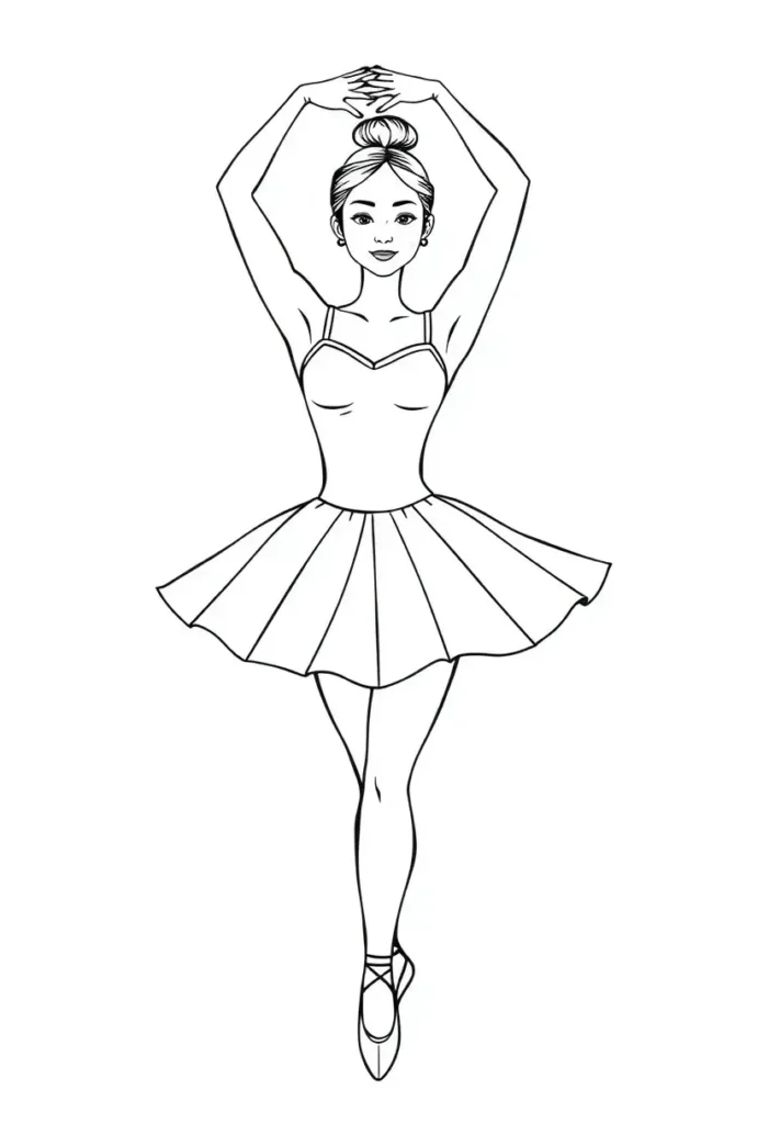 The Classic Prima Ballerina Coloring Pages Pdf