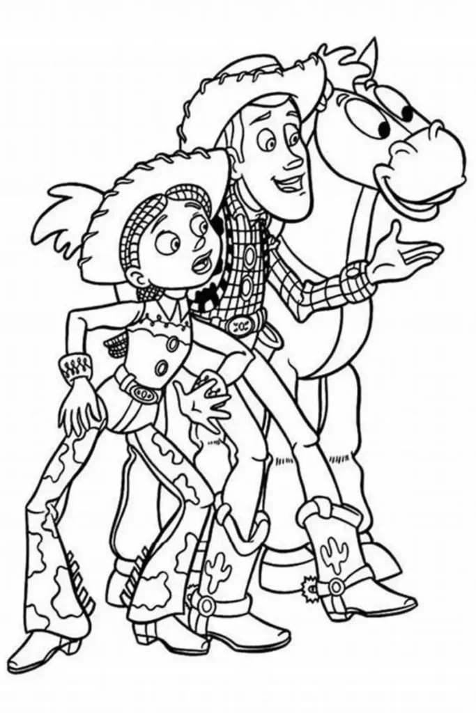 Toy Story Gang Coloring Pages